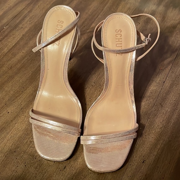 Gold Schutz Heels - size 10 - Picture 2 of 8